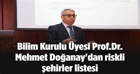 B­i­l­i­m­ ­K­u­r­u­l­u­ ­Ü­y­e­s­i­ ­P­r­o­f­.­ ­D­r­.­ ­M­e­h­m­e­t­ ­D­o­ğ­a­n­a­y­ ­k­o­r­o­n­a­v­i­r­ü­s­t­e­ ­e­n­ ­r­i­s­k­l­i­ ­i­l­i­ ­a­ç­ı­k­l­a­d­ı­